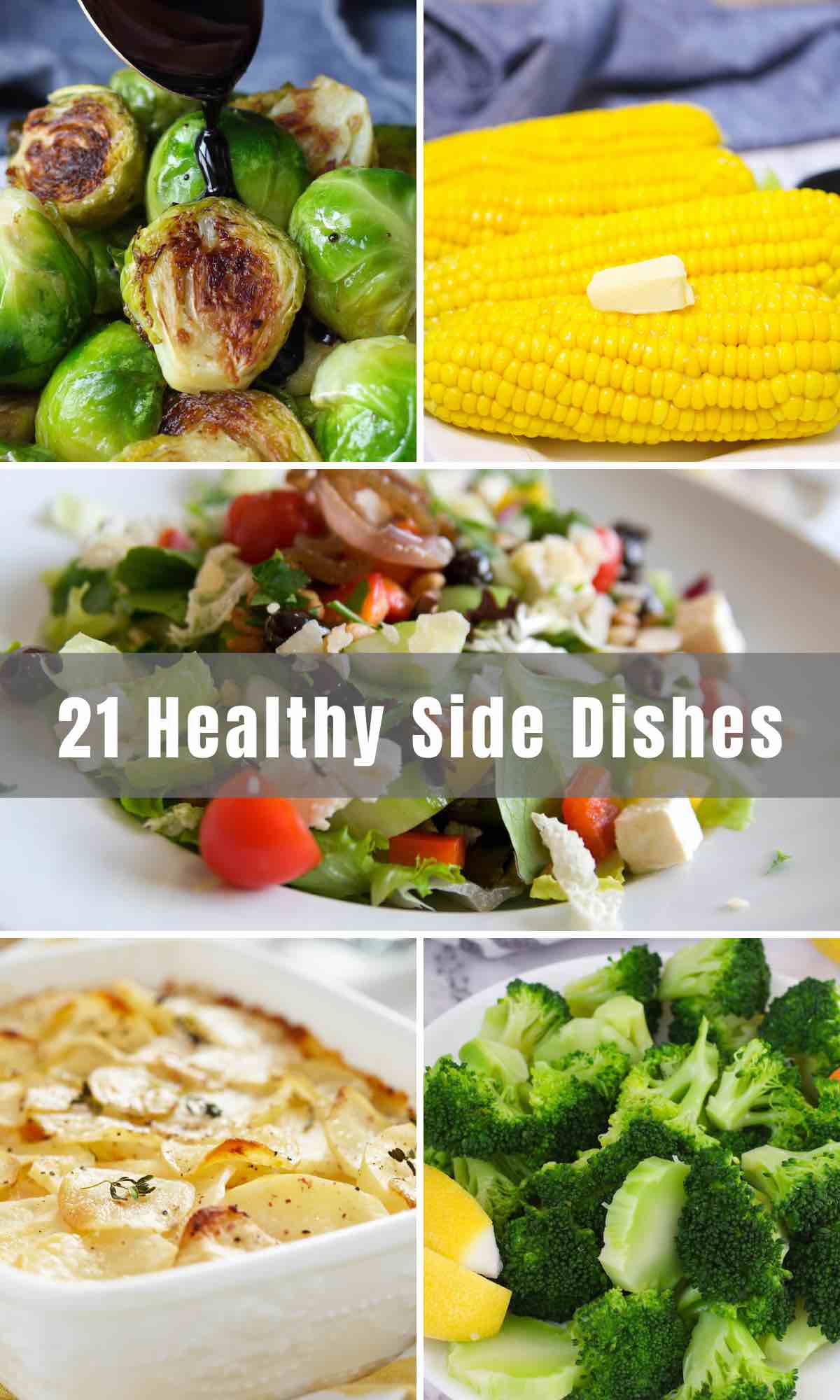 Just because you’ve started to eat healthily does not mean it has to be boring! It simply means that you get the opportunity to be more creative with your dishes! Below you will find 21 Healthy Side Dishes that are delicious and easy to make. How great is that