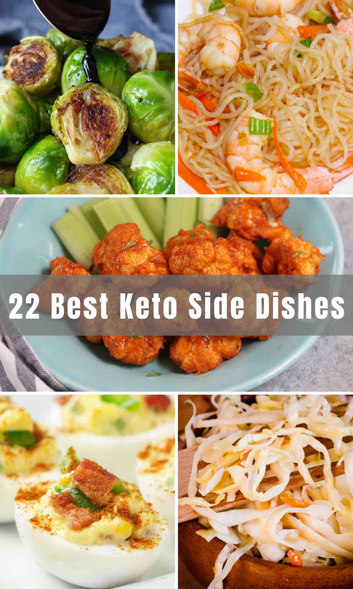 Are you contemplating the keto diet? Think it's impossible to do or to enjoy? Well, think again! We've got 22 of the Best Keto Side Dishes to get you started! You won't have to give up comfort, flavor, or your love for food with any of these keto-friendly recipes!