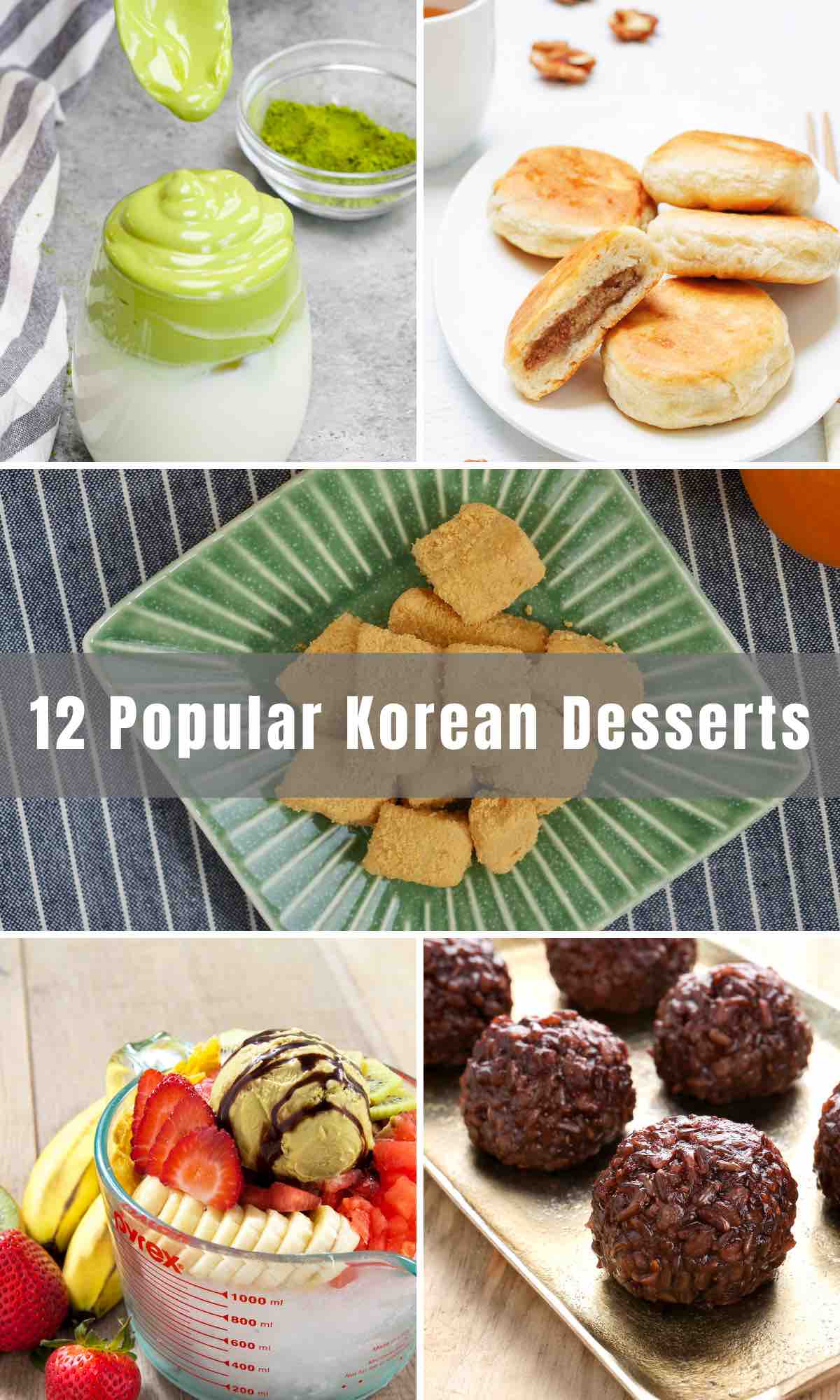 Have you tried Korean Desserts, and were curious how to make them at home? Well, wonder no more as you’re about to discover 12 Popular Korean dessert recipes and pastries that are sweet, delicious, and easy to make!