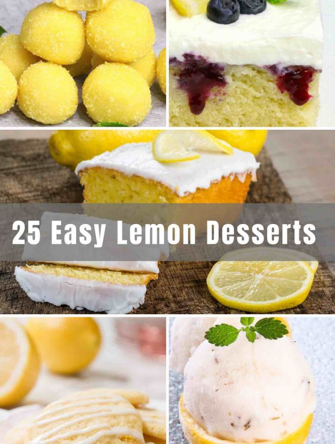 When life gives you lemons, make dessert! From pies to cookies to cakes, lemon-based treats are beloved for their tangy, citrusy, and sweet taste. If you have this fruit on hand, try out some Easy Lemon Desserts Recipes!