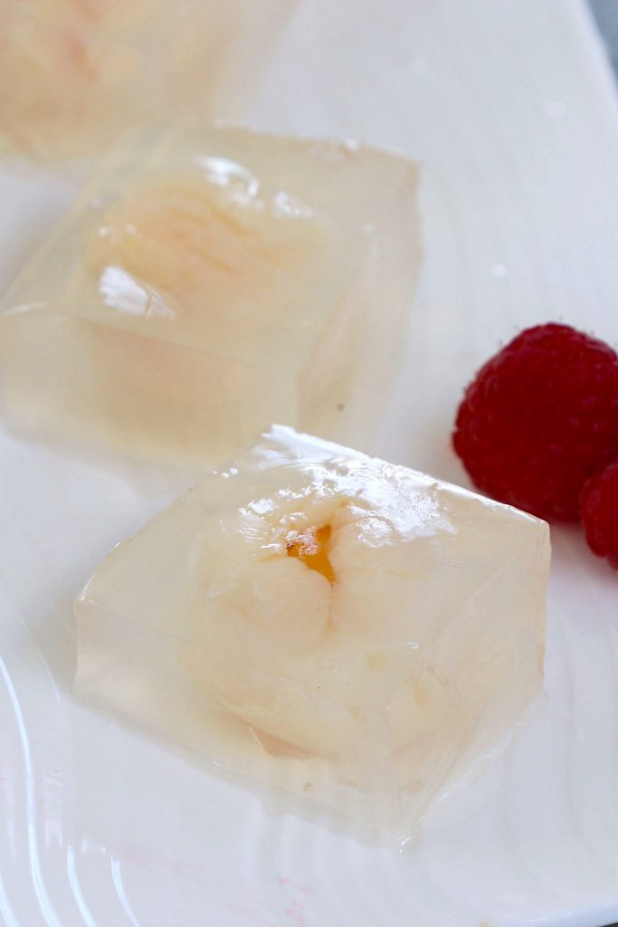 Lychee Jelly With Coconut Flavor