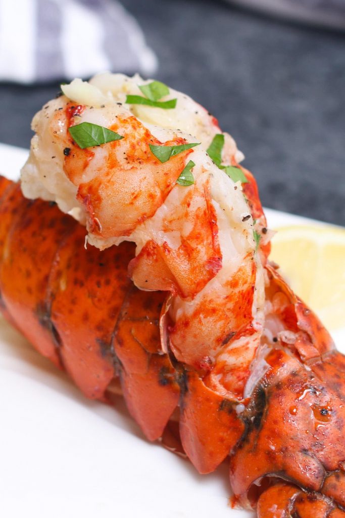 Sous Vide Lobster Tail with Lemon Butter 