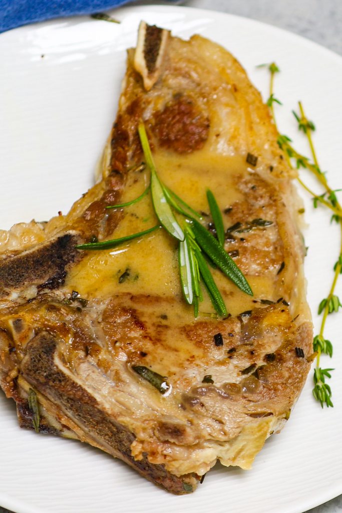Perfect Veal Chops Recipe With Rosemary Butter Sauce 