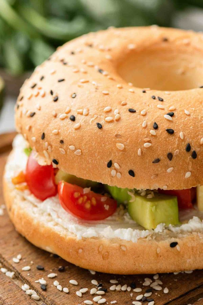 Vegan Breakfast Bagel Sandwich