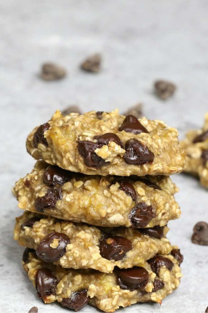 Oatmeal Banana Chocolate Chip Cookies