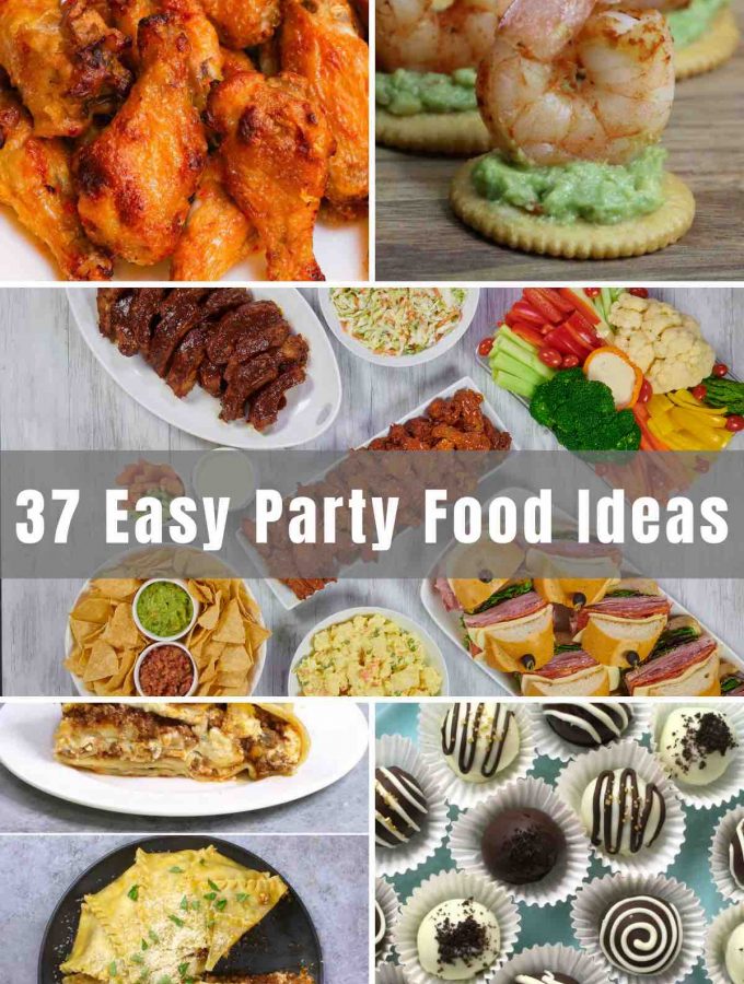 Throwing a birthday party or graduation party but not sure what to serve? We've got you covered! Below you will find 37 Easy Party Food Ideas that can please a crowd, from finger food to dips and desserts, these party foods are popular among adults and kids. You'll even find some great suggestions for those picky eaters!