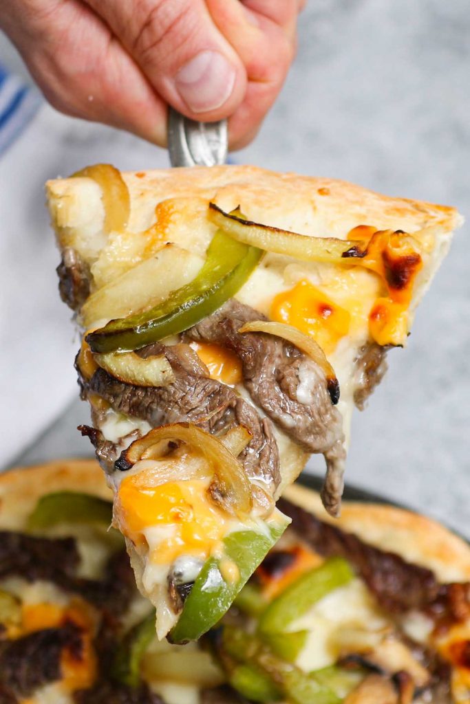 Philly Cheese Steak Pizza