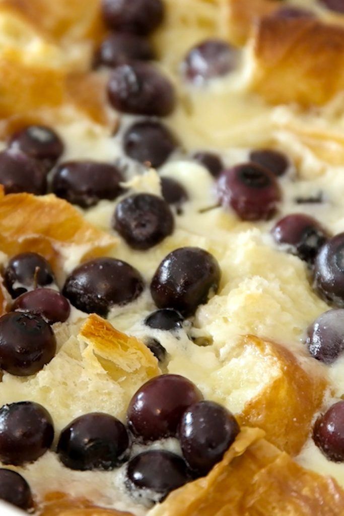 Blueberry Bread Pudding