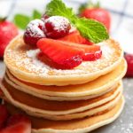 These Easy Buttermilk Pancakes are light and fluffy – a classic breakfast recipe that uses buttermilk. You can serve them with maple syrup, jam, or fruits for a delicious meal!