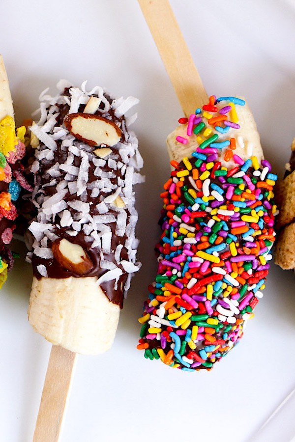 Disney Chocolate Covered Frozen Bananas