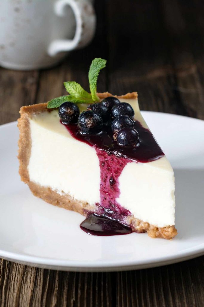 No-Bake Blueberry Cheesecake