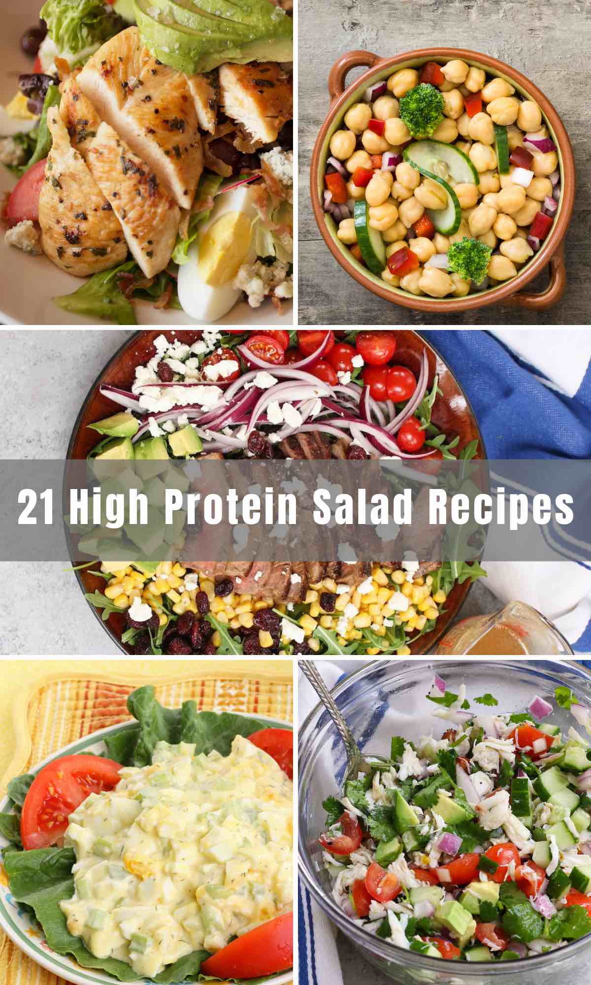 21 High Protein Salad Recipes That Are Healthy and Easy to Make