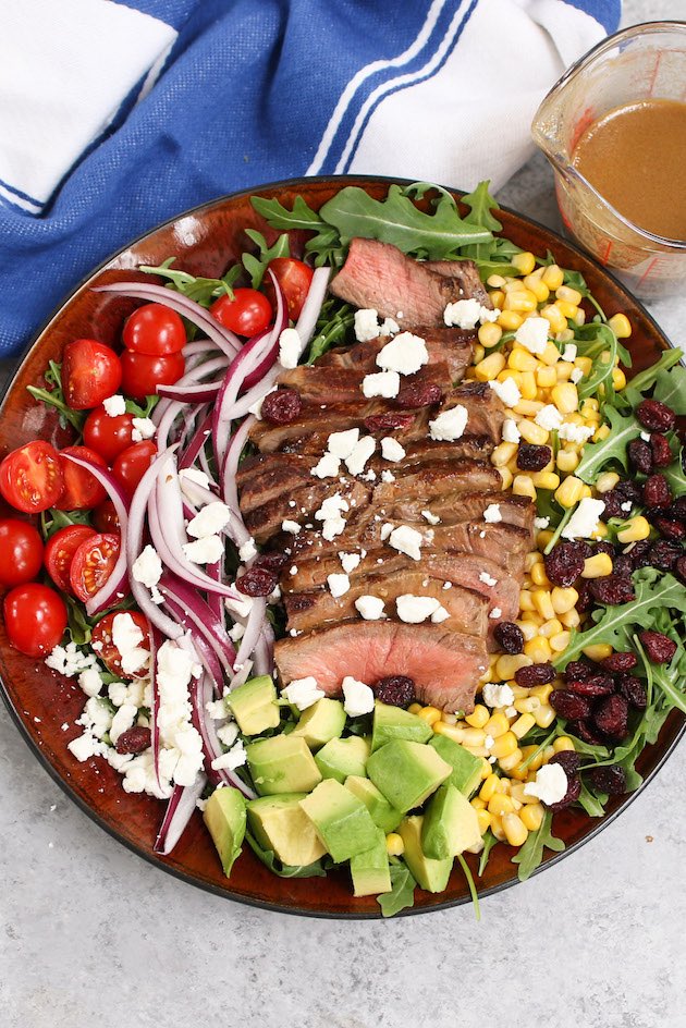 Steak Salad with Cherry Tomatoes