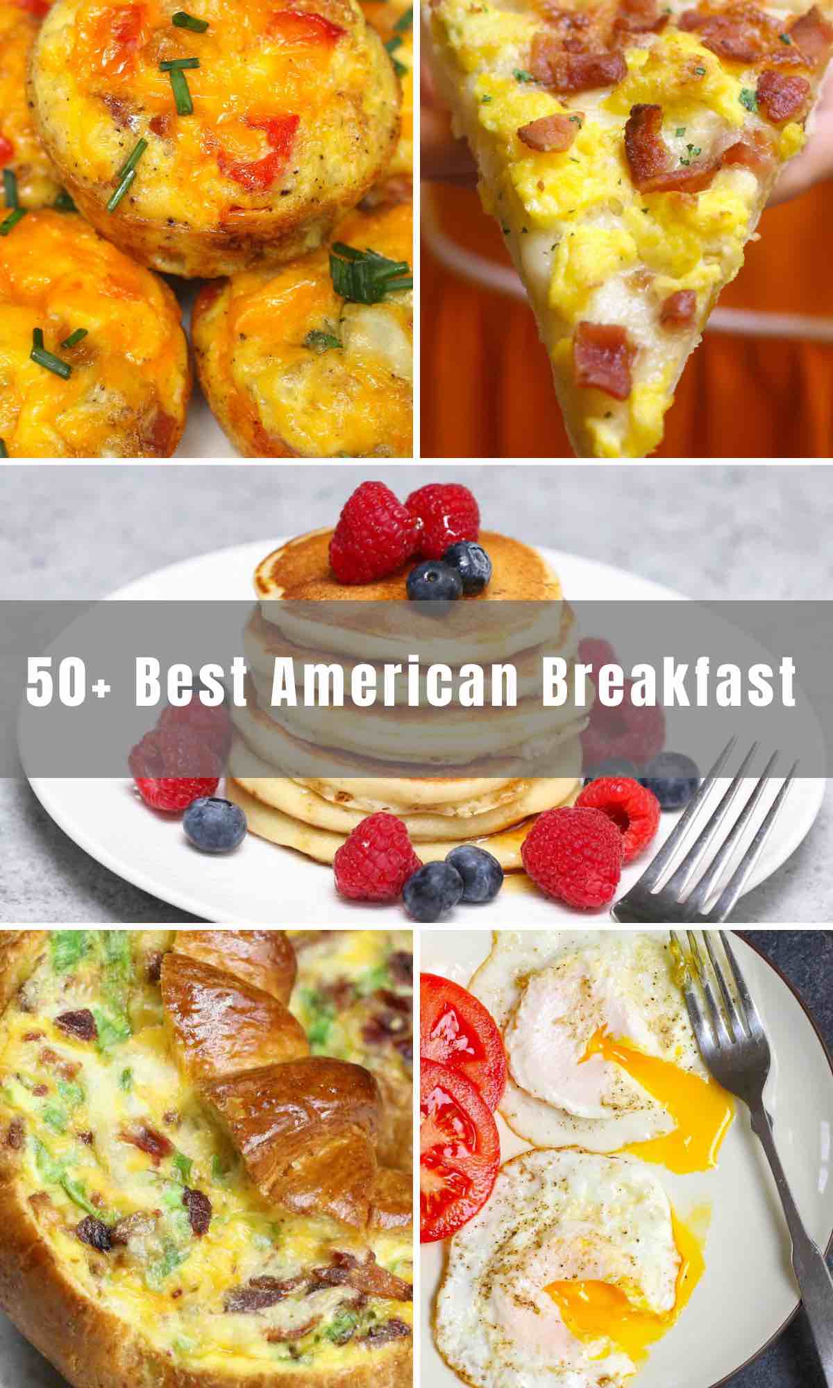We've collected over 50 American Breakfast foods, recipes, and drinks that will have you wonder which one to try first! From traditional bread pudding to overnight breakfast oats and everything in between, there are many options that you and your family love!