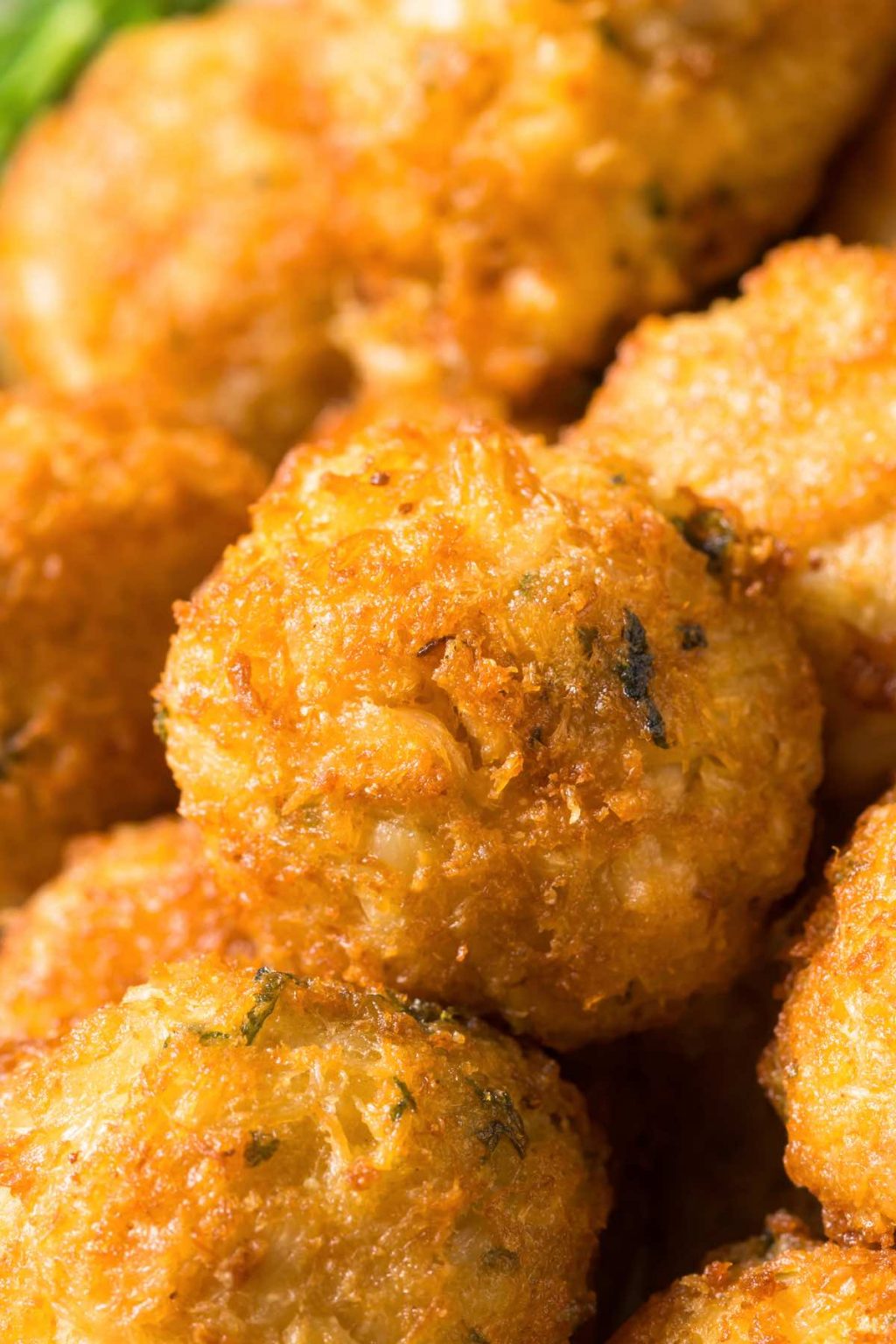 Easy Crab Balls with Tartar Sauce (Baked Crab Cake Bites) - IzzyCooking