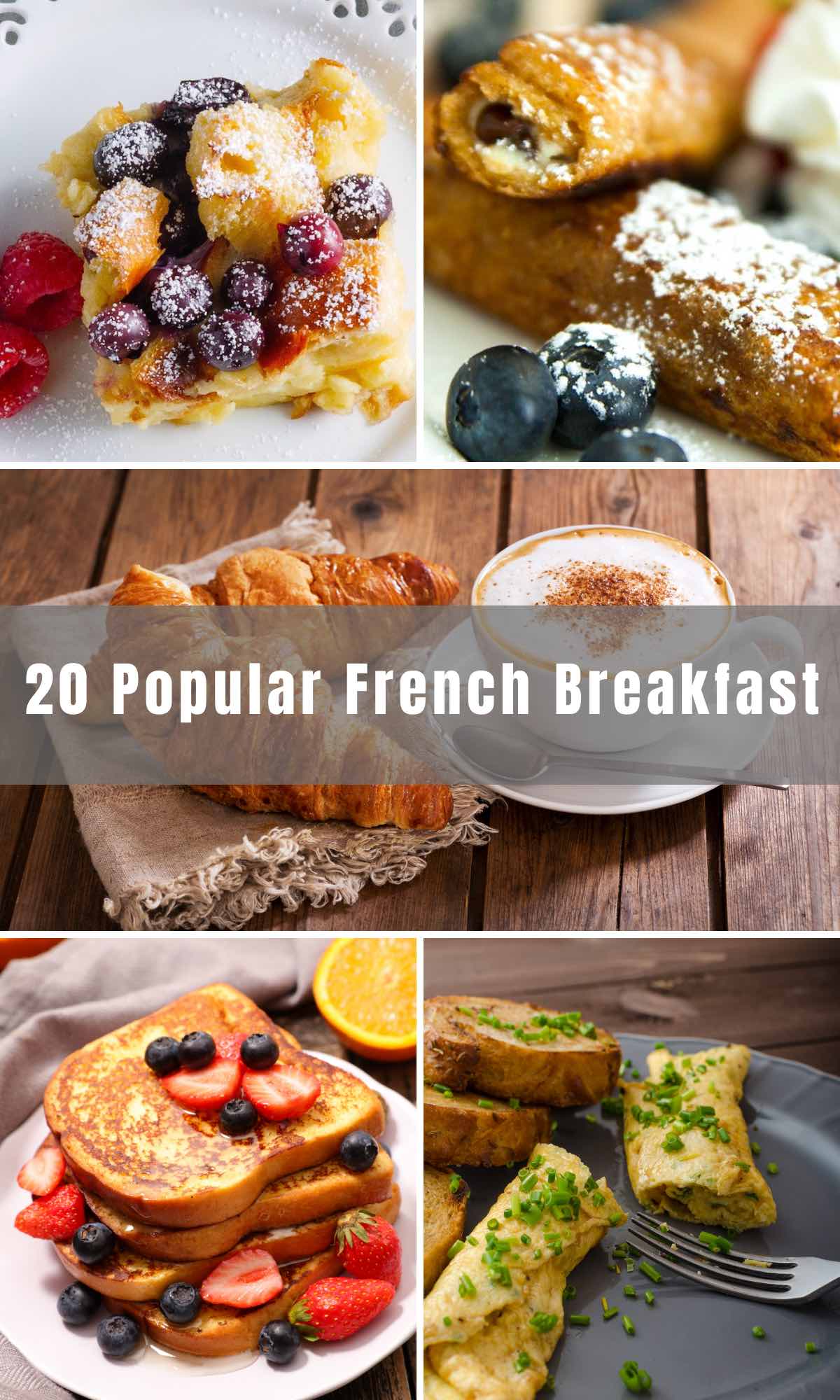 We've collected 20 Popular French Breakfast foods and recipes that will take you right to France! You’ll experience the smell of fresh, warm French toast casserole baked in the oven, the delicious taste of French onion soup, and be in awe with all the amazing pastries you created! Go ahead, grab the ingredients!