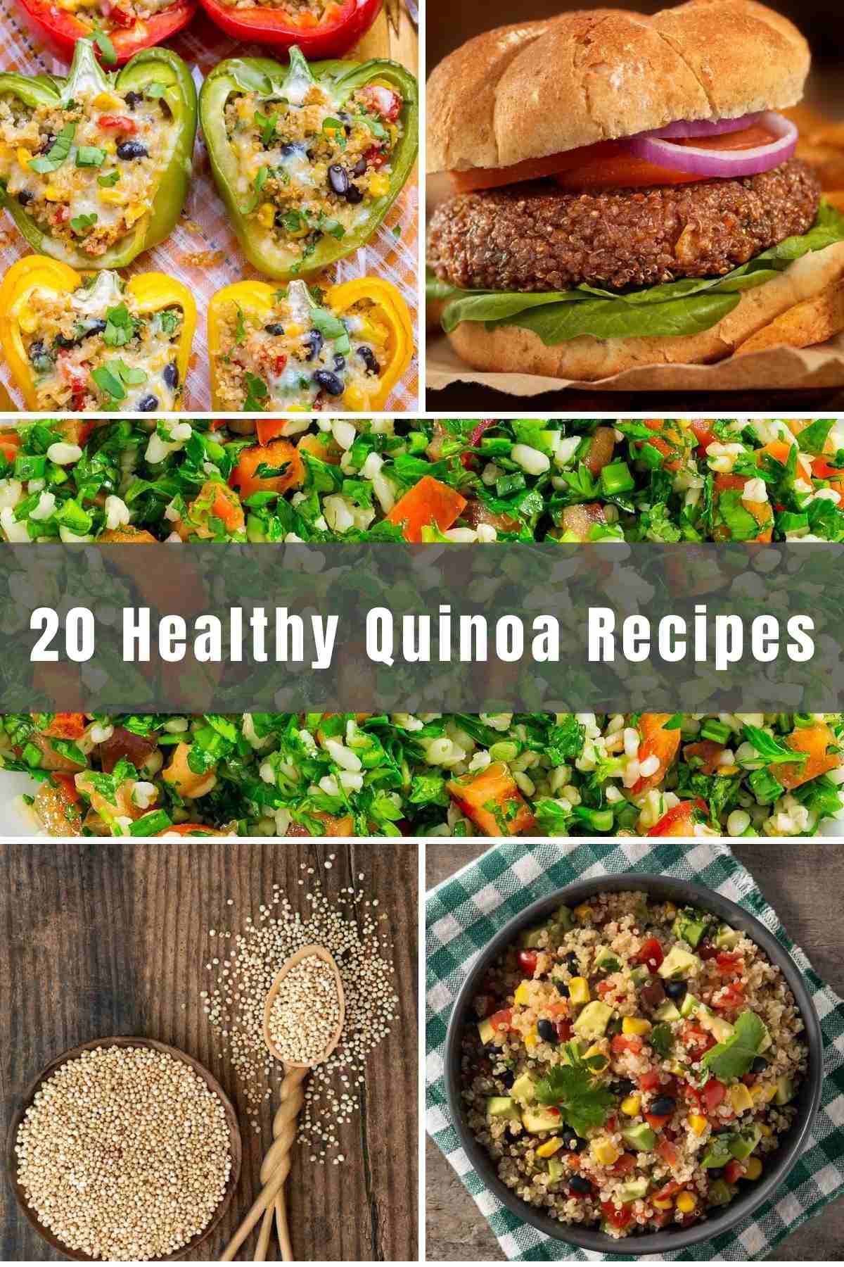 Here are all the best Healthy Quinoa Recipes to try. Low in calories and high in fiber and nutrition, quinoa is a plant protein with many health benefits!