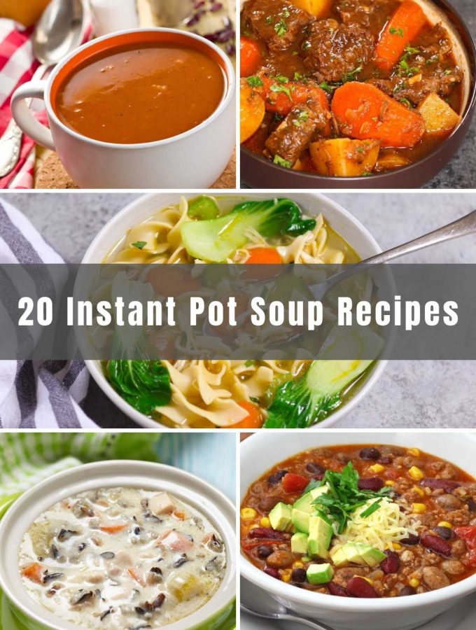 A bowl of steaming hot soup is a comforting meal often enjoyed every fall and winter. The Instant Pot- an ultra-convenient kitchen marvel- makes it super quick to prepare all kinds of soup. If you’re not familiar with this amazing pressure cooker, get ready to save a lot of time the next time you’re ready to make homemade soup. We’ve collected 20 easy Instant Pot Soup Recipes to help you get started.