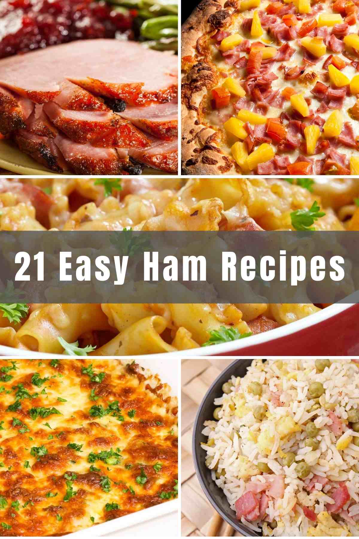 Wondering what to do with pre-cooked or leftover ham? These 19 Easy Ham Recipes will transform this versatile meat into something tasty and new! Depending on your preferences and prep time, you can create anything from comforting ham casserole to ham fried rice to ham pot pie.