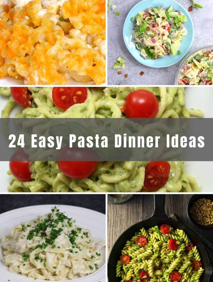 Pasta is our top choice for a quick and easy dinner. Below you will find 23 Pasta Dinner Ideas that range from fettuccine to spaghetti and carbonara. Whether you’re looking for a family quick meal for those busy weeknights or a new healthy pasta recipe to have for lunch, there’s a dish here for everyone!