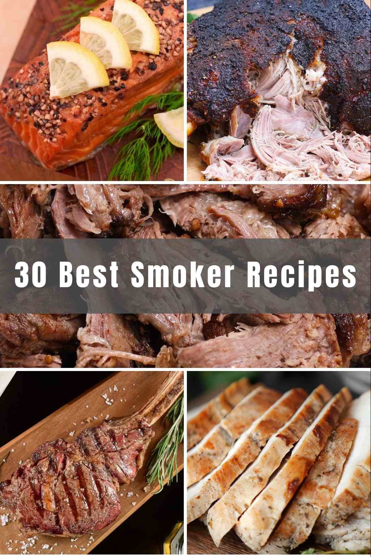 If you love BBQ smoking, now is your chance to bring both the smell and flavors of BBQ right into your own backyard! In this article, we’ve rounded up 30 of the Best Smoker Recipes; from smoked ribs to meatloaf or even pulled pork, we’ve got you covered.