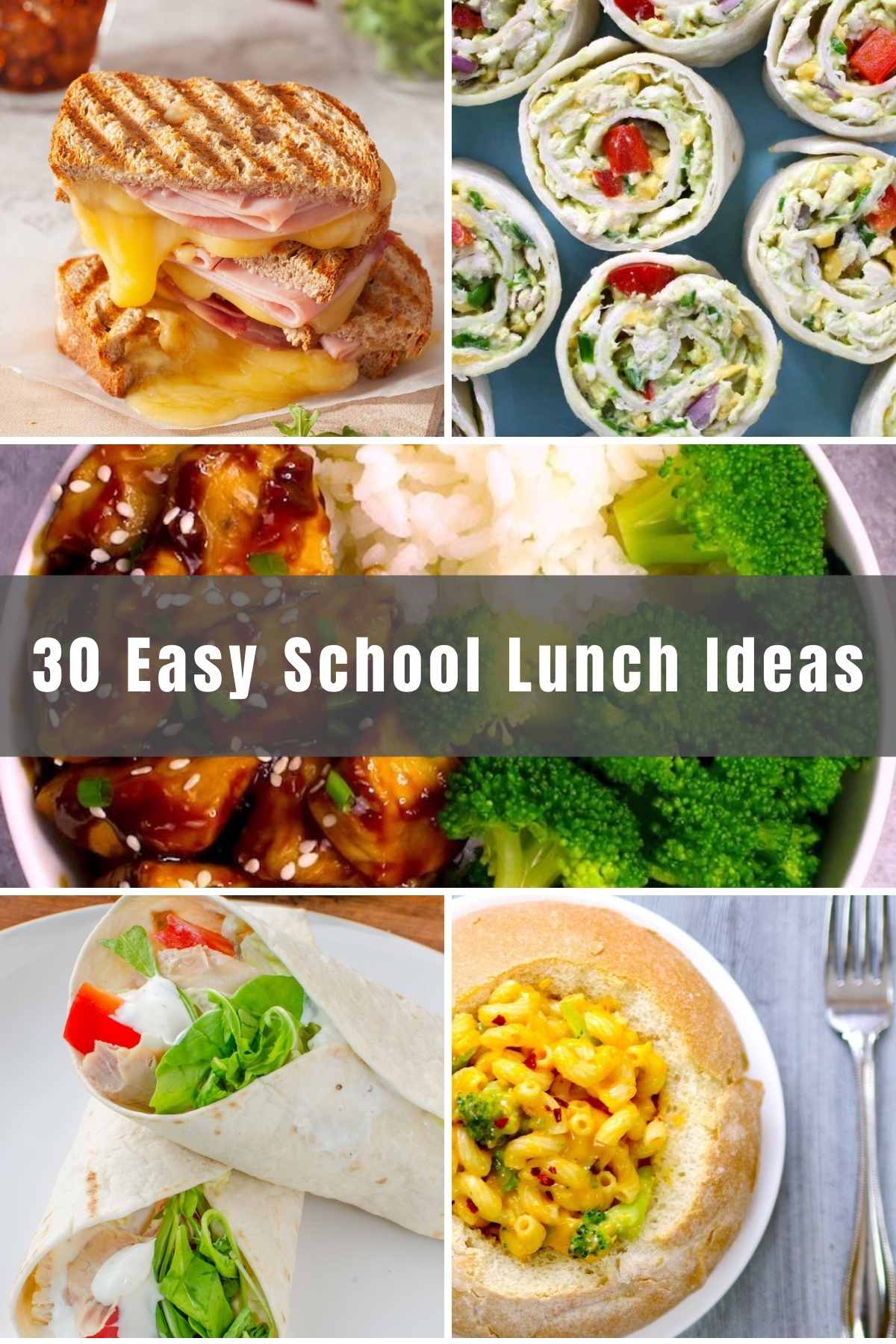 Are you running out of inspiration for your kids’ school lunches? From classic egg salad sandwiches, to fruit and yogurt parfaits, to pretzel hot dogs, we’ve rounded up 30 easy lunch ideas that will satisfy the pickiest of eaters!