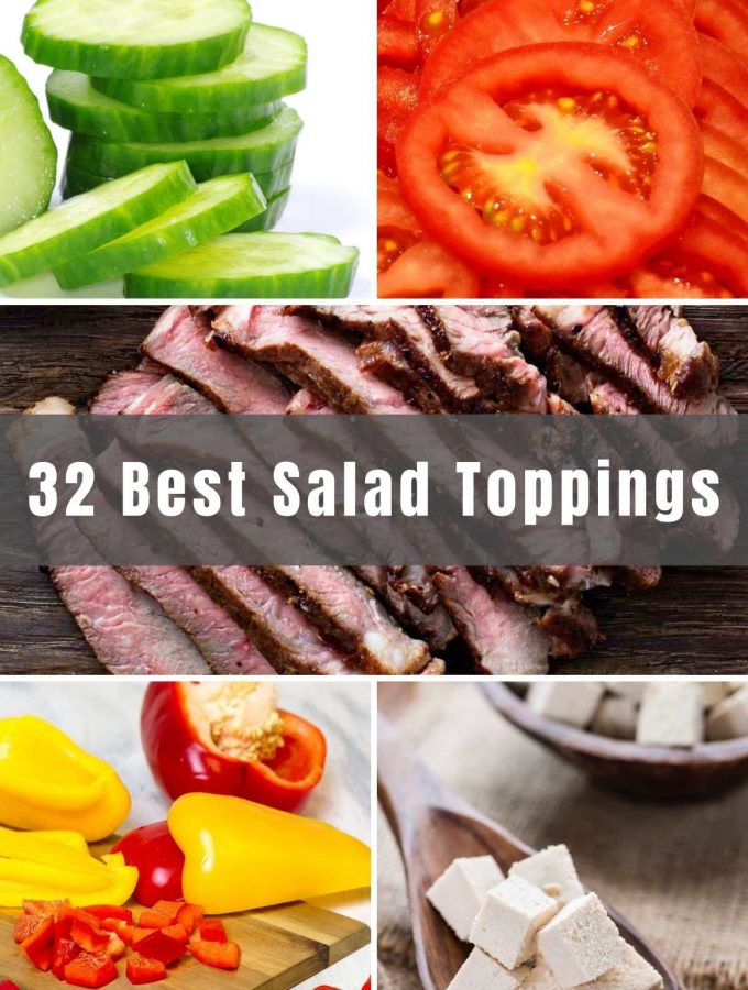 Looking for fun, healthy, and delicious salad toppings? Below you will find 33 of the best salad ingredients that you can mix and match over and over again!