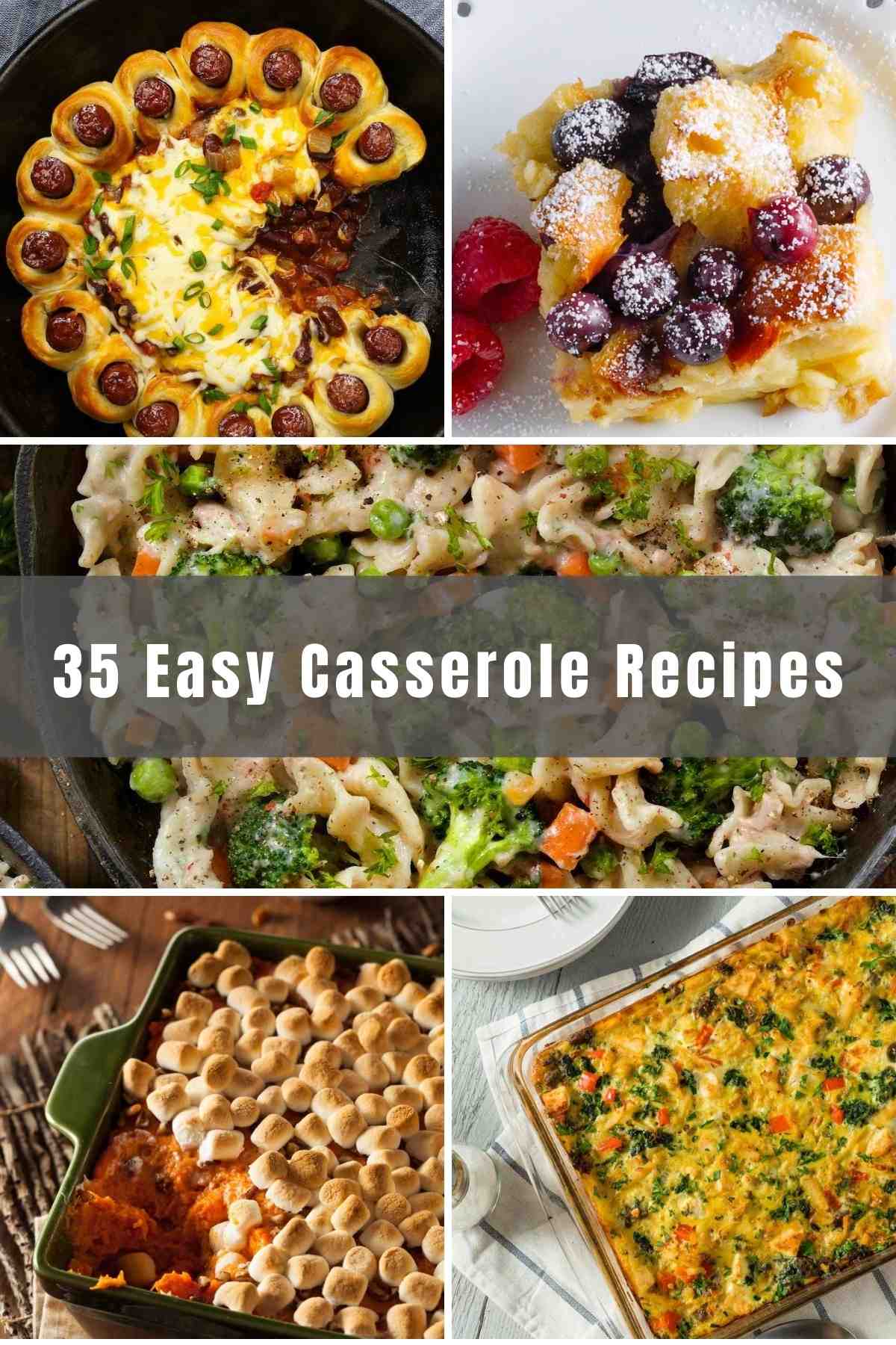 Whether you're looking to make your busy weeknights easier or serve a large crowd, we've got you covered with 35 of the Best Casserole Recipes below. Find top-rated comforting casseroles for breakfast and dinner with chicken, vegetables, and more.
