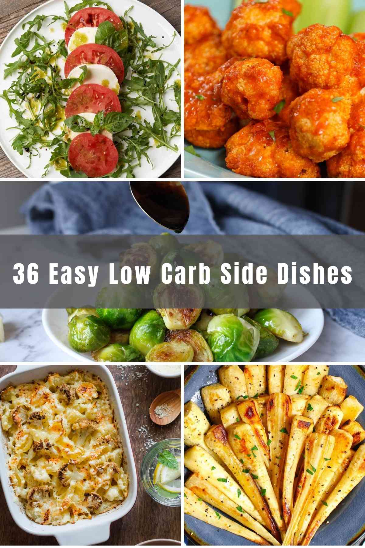 It’s that time of year again, when we all start looking at our eating habits and how we can improve our health. For some of us, the answer is to reduce carbs. Below you will find 36 low carb side dishes that are tasty and easy to make!