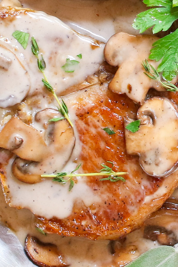 Cream of Mushroom Pork Chops