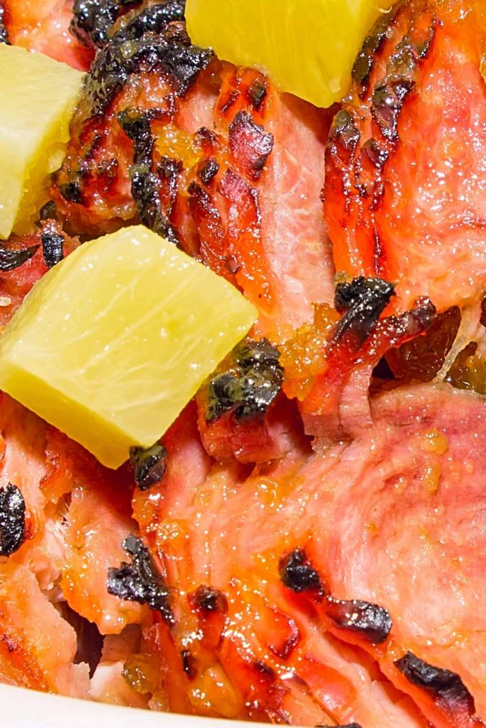 Crockpot Ham with Brown Sugar Glaze