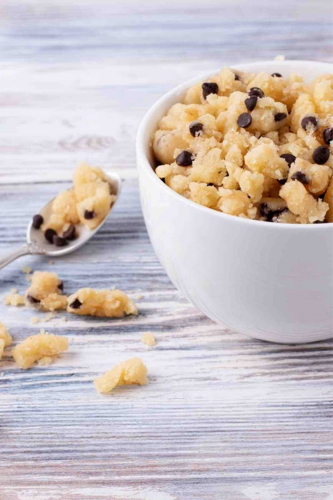 Eggless Edible Cookie Dough For One