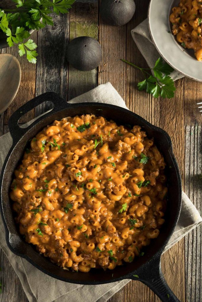 Stovetop Sausage Mac and Cheese