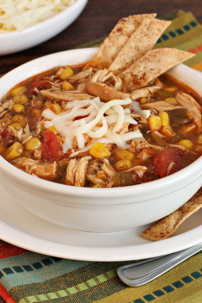 Instant Pot Chicken Tortilla Soup