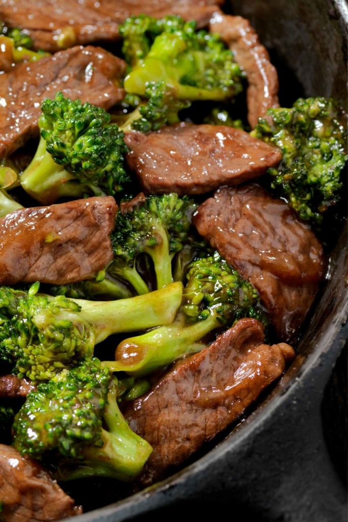 Leftover Roast Beef and Broccoli Stir Fry