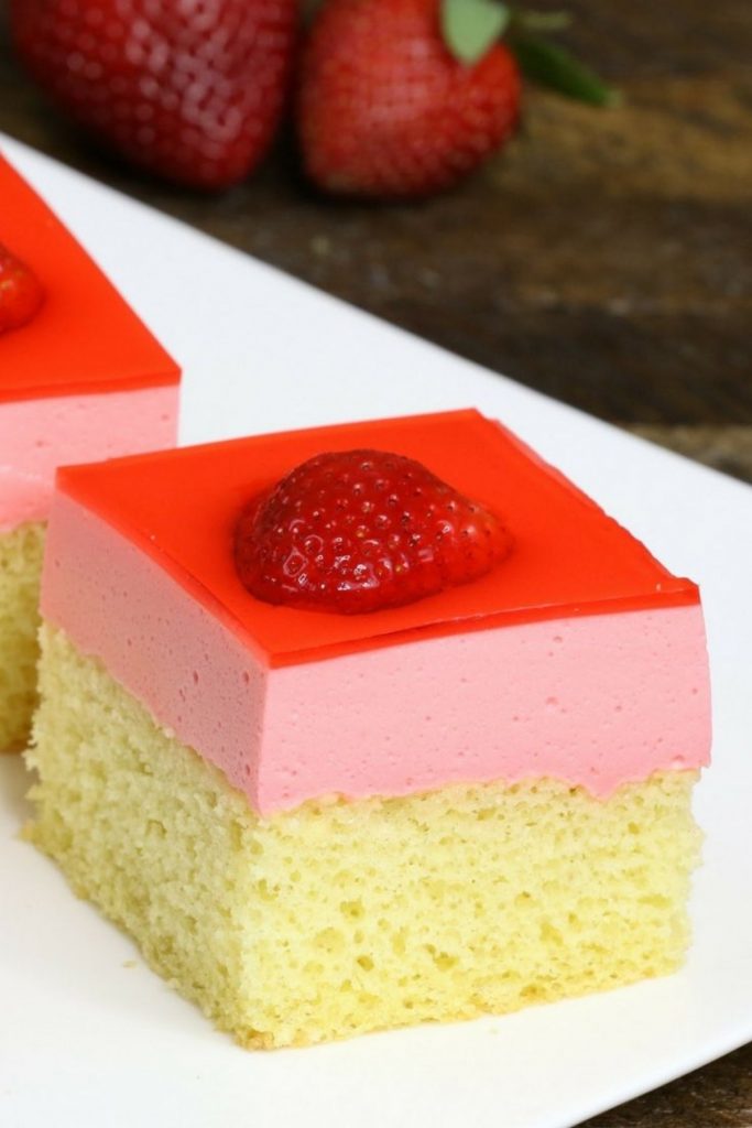 Strawberry Jello Cake