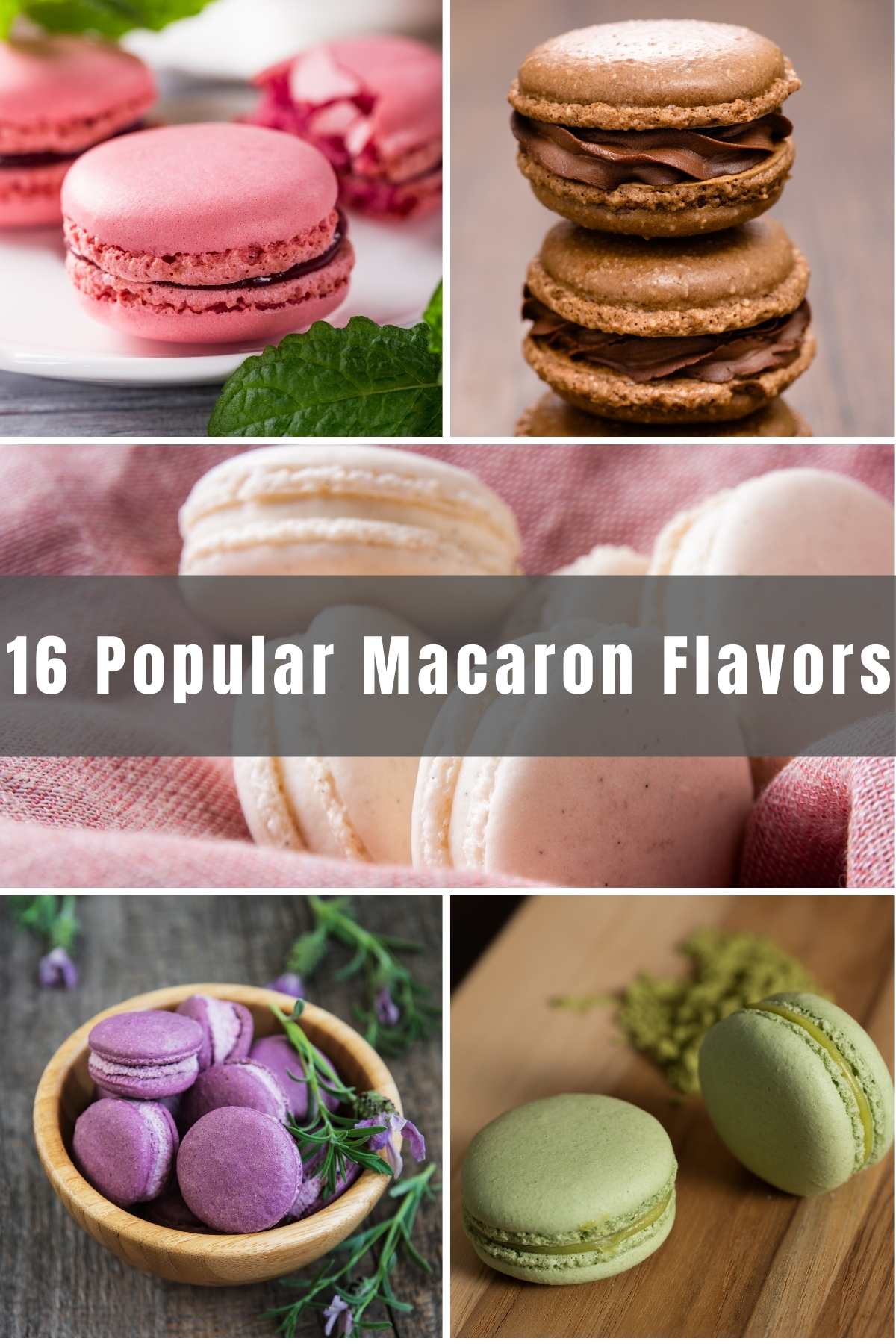 macarons flavors