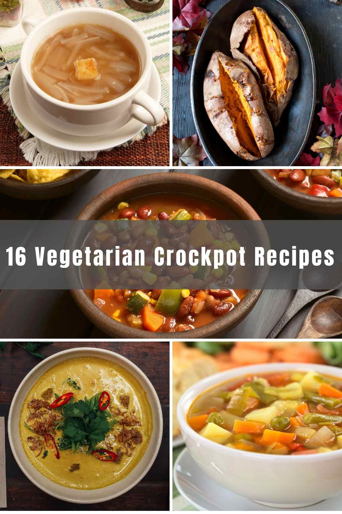 Crockpots offer a great deal of convenience to home cooks. If you’re following a vegetarian lifestyle, there’s no shortage of meatless meals to easily prepare with a slow cooker. We’ve gathered some of the best easy and healthy Crockpot Vegetarian Recipes for you to try. With the touch of a couple buttons, you’re able to create a variety of family sized meals from soups, to stews to casseroles.