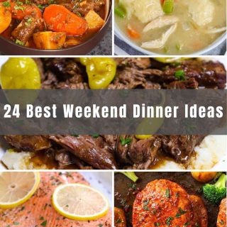 It’s the weekend which means you can kick back, relax, and have some fun! We’ve collected 14 of the Best Weekend Dinner Ideas for the family to gather around the table and enjoy some quality time. Whether you’re cooking a delicious Saturday dinner or a lazy Sunday meal, we’ve got you covered.