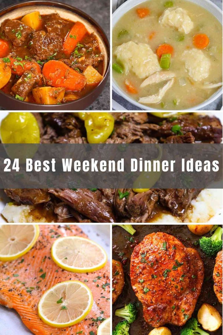 Best Weekend Dinner Ideas for Saturday and Sunday - IzzyCooking