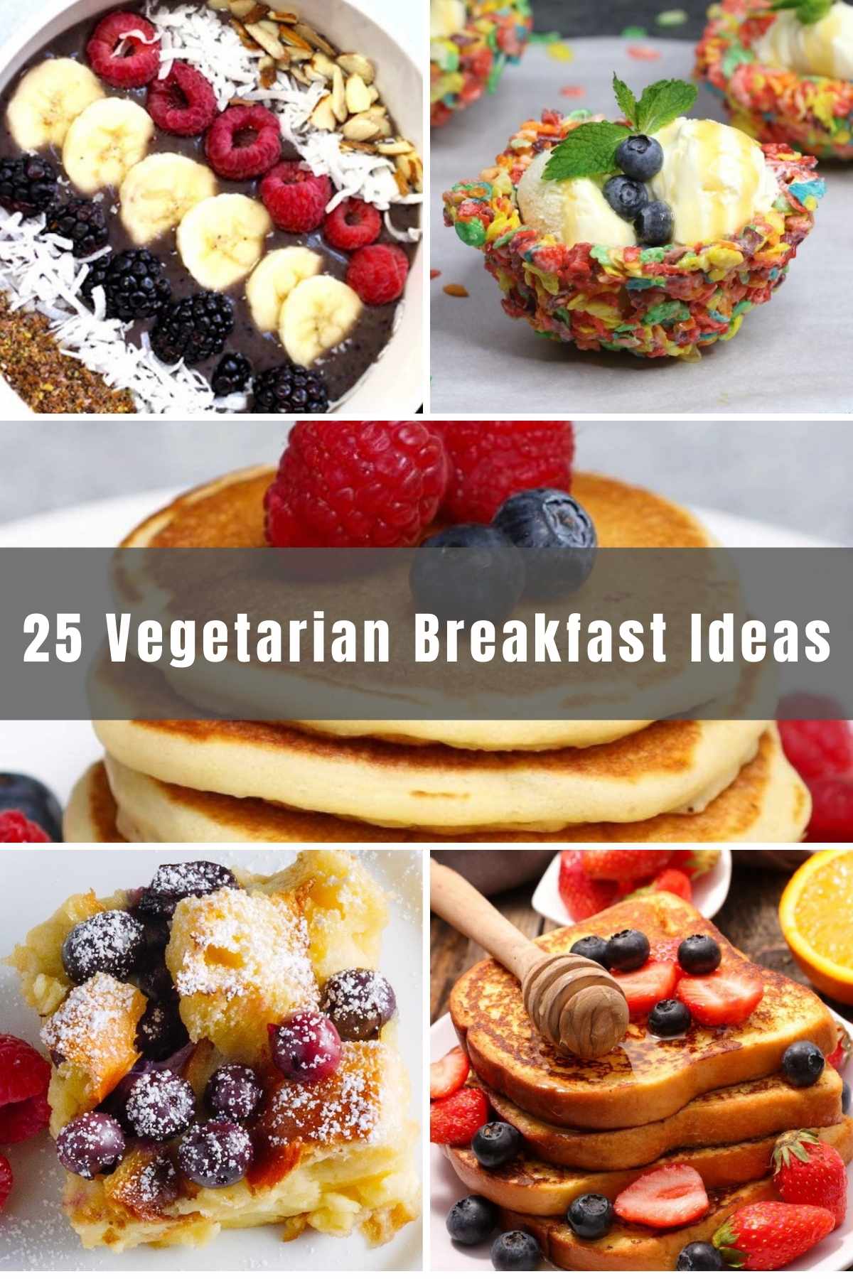 We’ve collected 25 of the Best Vegetarian Breakfast Ideas that will start your morning off right. From healthy and savory egg muffins to sweet French toast casserole and everything in between, there are many options your entire family will love!
