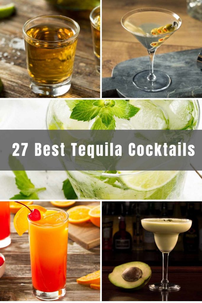 27 Best Tequila Cocktails (Easy Tequila Drink Recipes) IzzyCooking