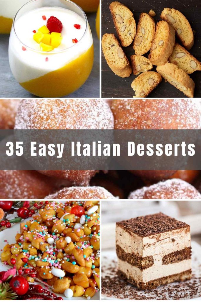 35 Easy Italian Desserts (Traditional, Christmas and more) - IzzyCooking