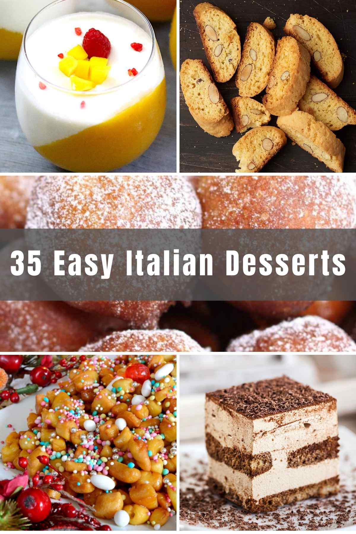 easy desserts italian