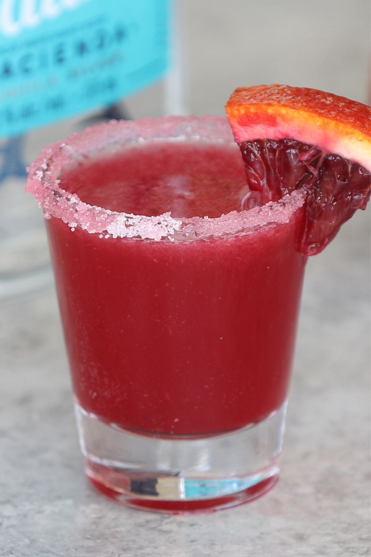 Often served at Mexican restaurants, Blood Orange Margarita is a tasty combo of citrus juice, tequila and orange liqueur. This variation uses the fresh juice of blood oranges for a refreshing and fruity taste.