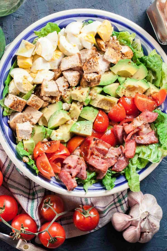 Leftover Ham Cobb Salad