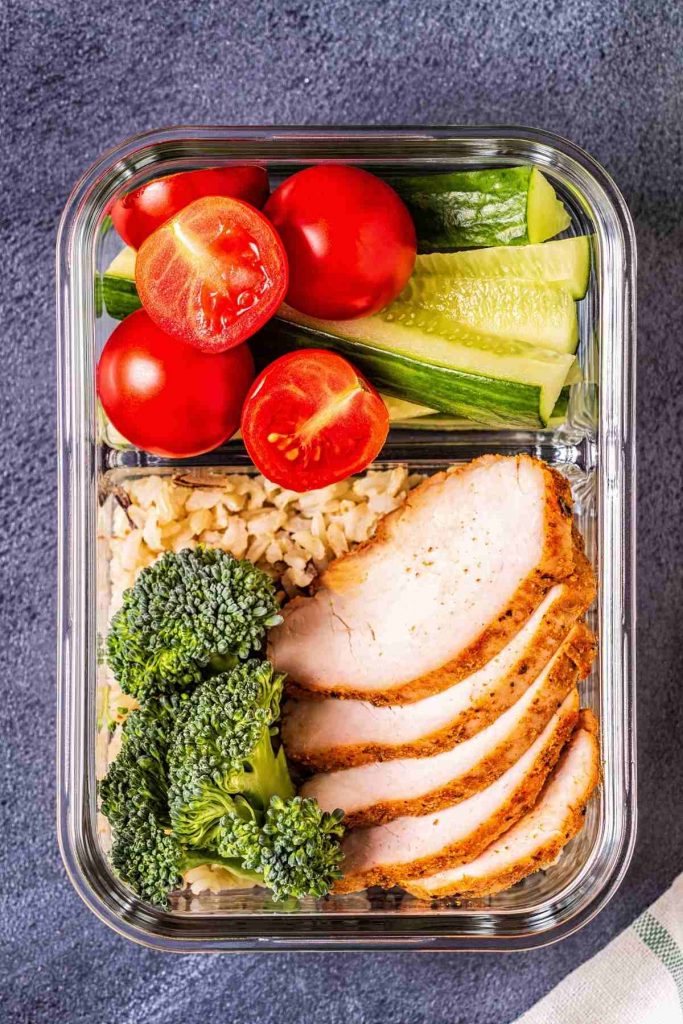Low Carb Chicken Breast Meal Prep Bowls