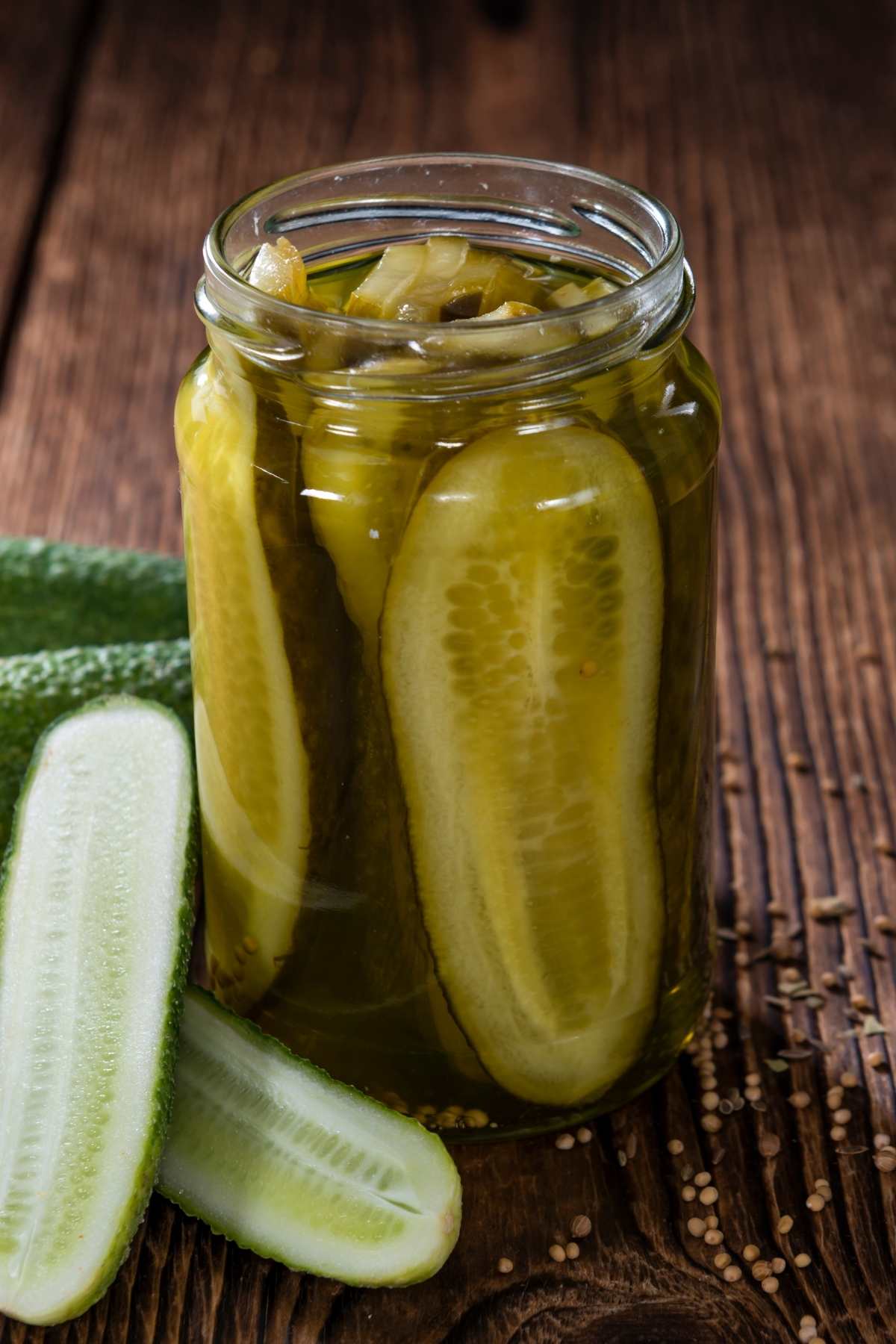 Pickled Cucumber Slices