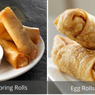 Have you ever ordered Chinese food and a debate arises about spring rolls versus egg rolls? Specifically, what’s the difference? Well, you’re about to find out, including both the differences and the similarities. We’ve also included some recipes that will help you settle this debate, once and for all!