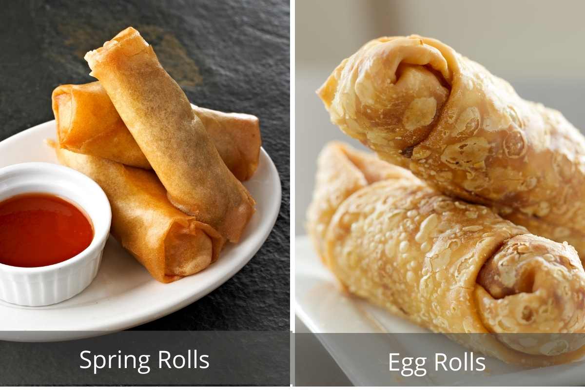 Have you ever ordered Chinese food and a debate arises about spring rolls versus egg rolls? Specifically, what’s the difference? Well, you’re about to find out, including both the differences and the similarities. We’ve also included some recipes that will help you settle this debate, once and for all!